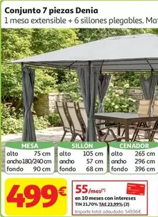 Conjunto 7 Piezas Denia