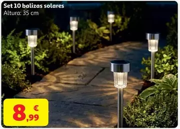 Set 10 Balizas Solares