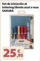 Set De Iniciacion Al Lettering Libreta Azul O Rosa