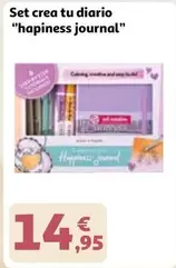 Crea - Set  Tu Diario "hapiness Journal"