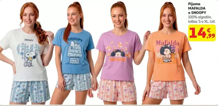 Pijama Mafalda O Snoopy