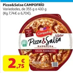 PIZZA CARNE C/SALSA BARBACOA CAMPOFRIO 410G.