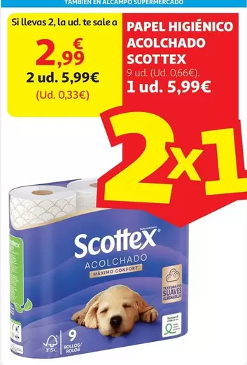 Scottex - Papel Higienico Acolchado