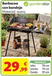 Gardenstar - Barbacoa Con Bandeja