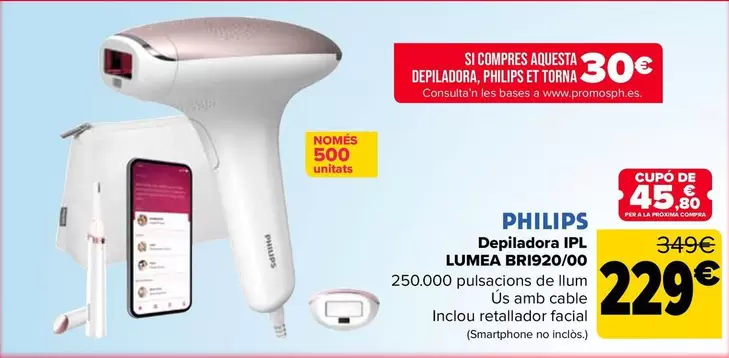 Philips - Depiladora IPL Lumea BRI920/00