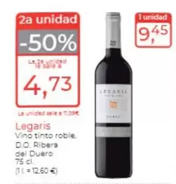 Legaris - Vino Tinto Roble, D.O. Ribera Del Duero