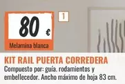 Kit Rail Puerta Corredera