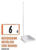 Recogedor Metálico Con Mango