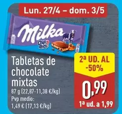 Milka - Tabletas De Chocolate Mixtas