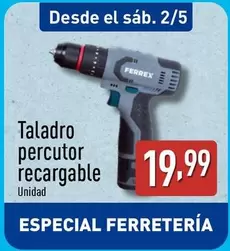 Ferrex - Taladro Percutor Recargable