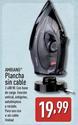 Ambiano - Plancha Sin Cable