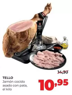 Tello - Jamón Cocido Asado Con Pata