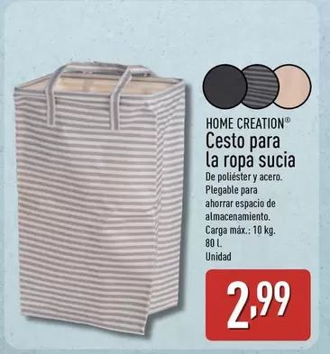 Home Creation - Cesto Para La Ropa Sucia