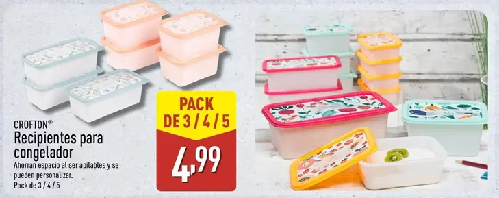 Crofton - Recipientes Para Congelador