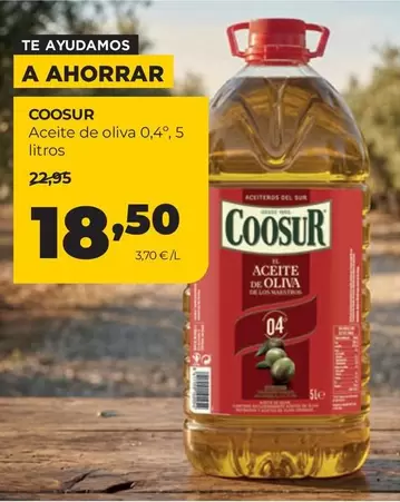 Coosur - Aceite De Oliva 0,4°