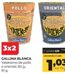 Gallina Blanca - Yatekomo De Pollo O Oriental