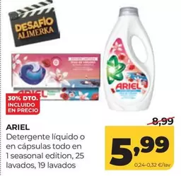 Ariel - Detergente Liquido O En Capsulas Todo En 1 Seasonal Edition