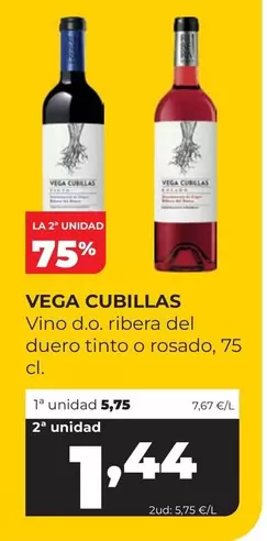 Vega Cubillas - Vino D.O. Ribera Del Duero Tinto O Rosado