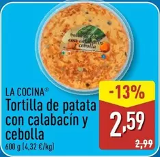 La Cocina - Tortilla De Patata Con Calabacin Y Cebolla