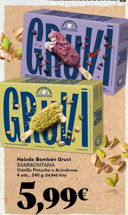 Gruvi - Helado Bombón Gravi