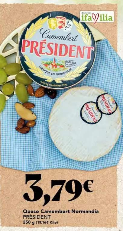 Président - Queso Camembert Normandia