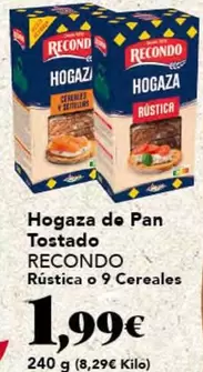 Recondo - Hogaza De Pan Tostado