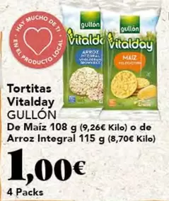 Gullón - Tortitas Vitalday