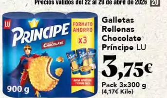 Lu - Galletas Rellenas Chocolate