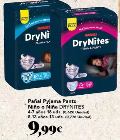 Jumbo - Pañal Pants Nino O Niña Drynites
