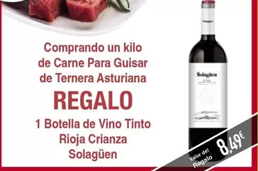 Asturiana - 1 Botella De Vino Tinto Rioja Crianza