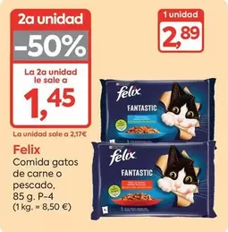 Felix - Comida Gatos De Carne O Pescado