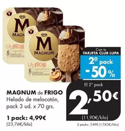 Frigo - Magnum De Helado De Melocoton