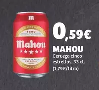 Mahou - Cerveza Cinco Estrellas