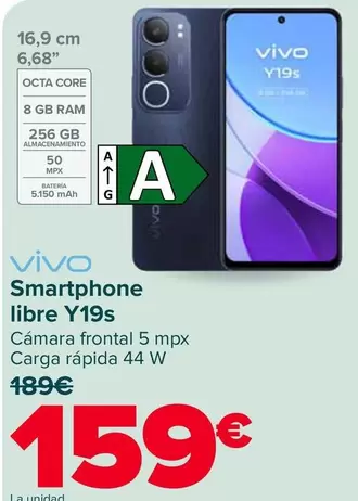 Vivo - Smartphone Libre Y19s