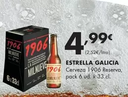 Estrella Galicia - Cerveza 1906 Reserva