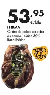 Ibisma - Centro De Paleta De Cebo De Campo Iberica 50% Raza Iberica