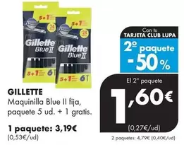 Gillette - Maquinilla Blue Il Fija