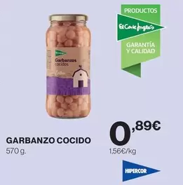 Hipercor - Garbanzo Cocido