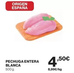 origen - Pechuga Entera Blanca