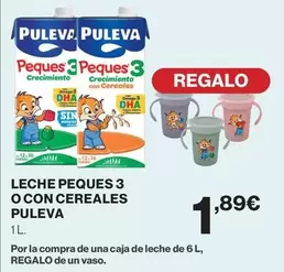 Puleva - Leche Peques 3 O Con Cereales