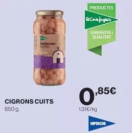 Hipercor - Cigrons Cuits