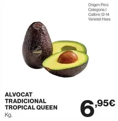 Tropical - Alvocat Tradicional  Queen