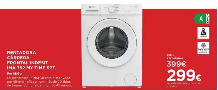 Indesit - Rentadora Carrega Frontal
