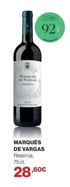 Marqués de Vargas - Reserva