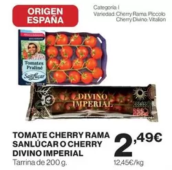 origen - Tomate Cherry Rama