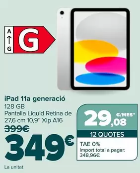 Apple - Ipad 11ª Generación