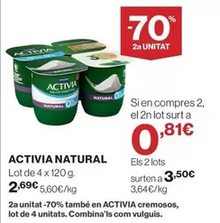 Danone - Activia Natural