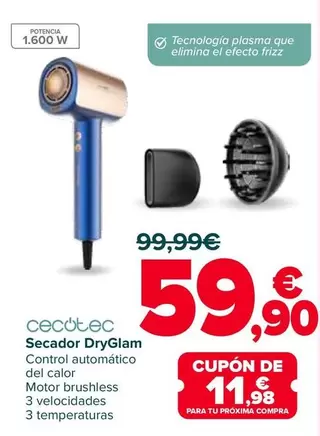 Cecotec - Secador Dryglam