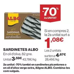 Albo - Sardinetes