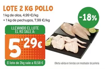 Lote 2 Kg Pollo